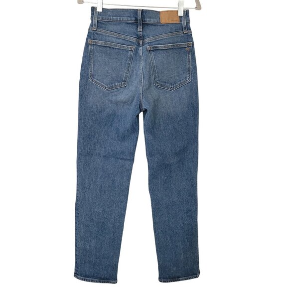 Madewell The Perfect Vintage Straight Jean in Mayfield Wash Womens Size 25 - Picture 2 of 9